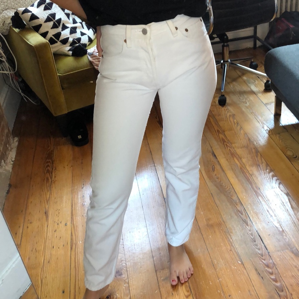 Vintage White Levi Jeans